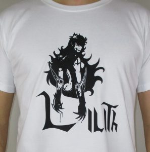 EHT harapos camisetas modernas calidad Lilit Lilith camiseta blanca Triyi hecho en España español camisetas diferentes