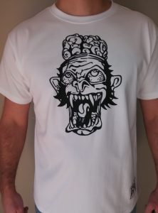 EHT Harapos camisetas de calidad diseños exclusivos marca registrada mono loco