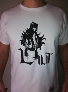 EHT harapos camisetas modernas calidad Lilit Lilith camiseta blanca Triyi hecho en España español camisetas diferentes